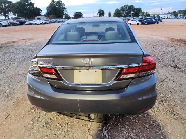 19XFB2F58DE013160 - 2013 HONDA CIVIC LX GRAY photo 6