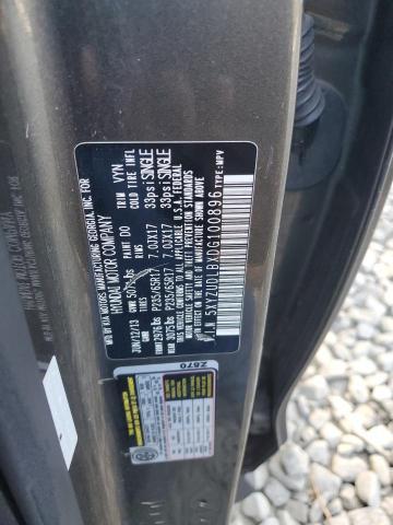 5XYZUDLBXDG100896 - 2013 HYUNDAI SANTA FE S GRAY photo 13