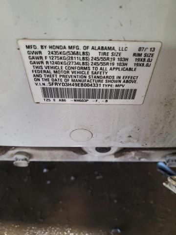 5FRYD3H49EB004331 - 2014 ACURA MDX TECHNOLOGY Ağ foto 14