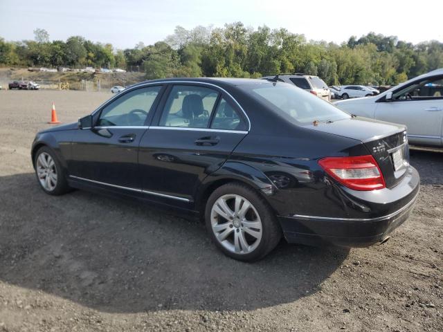 WDDGF8BB5BR157716 - 2011 MERCEDES-BENZ C 300 4MATIC BLACK photo 2