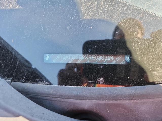 19XFB2F5XFE030304 - 2015 HONDA CIVIC LX ნაცრისფერი ფოტო 12