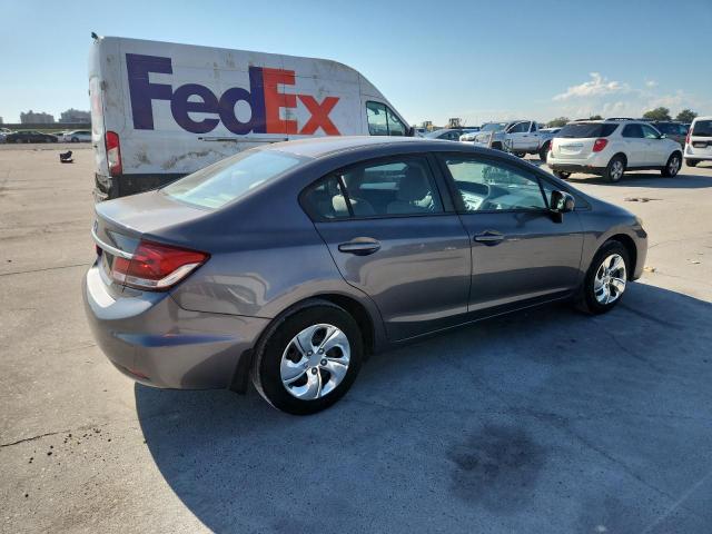 19XFB2F5XFE030304 - 2015 HONDA CIVIC LX ნაცრისფერი ფოტო 3