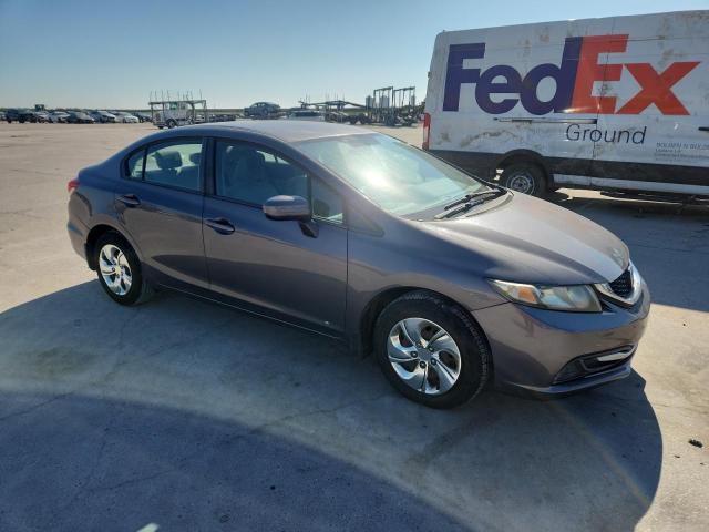 19XFB2F5XFE030304 - 2015 HONDA CIVIC LX ნაცრისფერი ფოტო 4