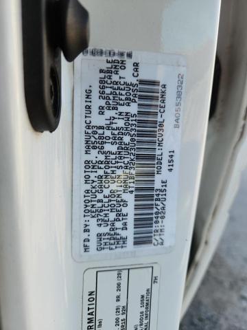 4T1BF32K23U053315 - 2003 TOYOTA CAMRY LE თეთრი ფოტო 12