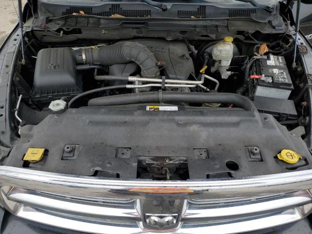 1C6RD7LTXCS343313 - 2012 DODGE RAM 1500 SLT Czarny zdjęcie 11