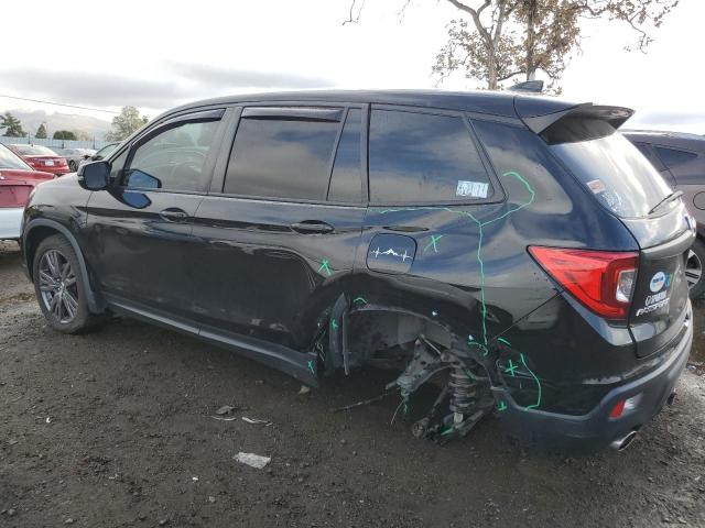 5FNYF8H54MB013454 - 2021 HONDA PASSPORT EXL BLACK photo 2