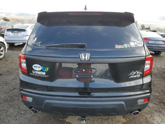 5FNYF8H54MB013454 - 2021 HONDA PASSPORT EXL BLACK photo 6