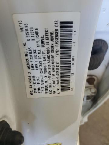 1HGCR2F89EA019757 - 2014 HONDA ACCORD EXL თეთრი ფოტო 12