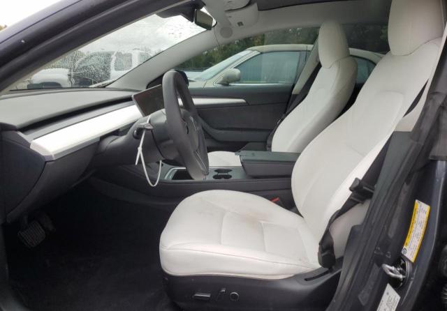 5YJ3E1EB1NF193959 - 2022 TESLA MODEL 3 Մոխրագույն լուսանկար 7