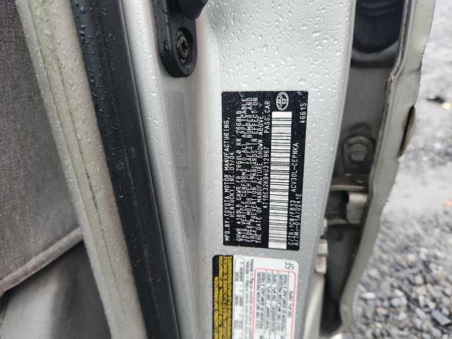 4T1BE32K94U312967 - 2004 TOYOTA CAMRY LE SILVER photo 12