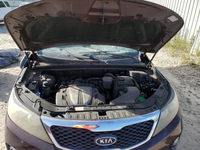 5XYKU4A27BG116250 - 2011 KIA SORENTO EX Tünd qırmızı foto 12