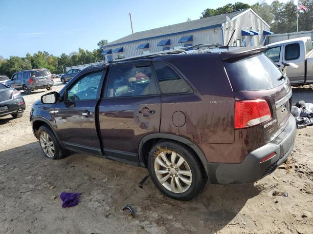 5XYKU4A27BG116250 - 2011 KIA SORENTO EX Tünd qırmızı foto 2