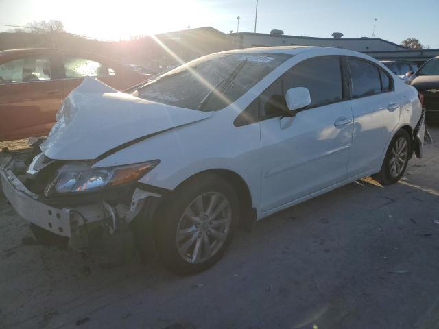 2HGFB2F94CH534433 - 2012 HONDA CIVIC EXL WHITE photo 1