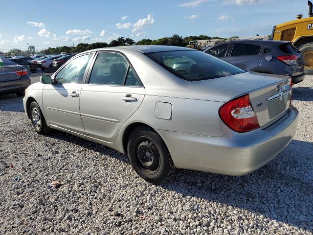 4T1BE32K23U140912 - 2003 TOYOTA CAMRY LE SILVER photo 2