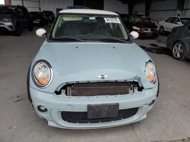 WMWSU3C57DT545779 - 2013 MINI COOPER BLUE photo 5