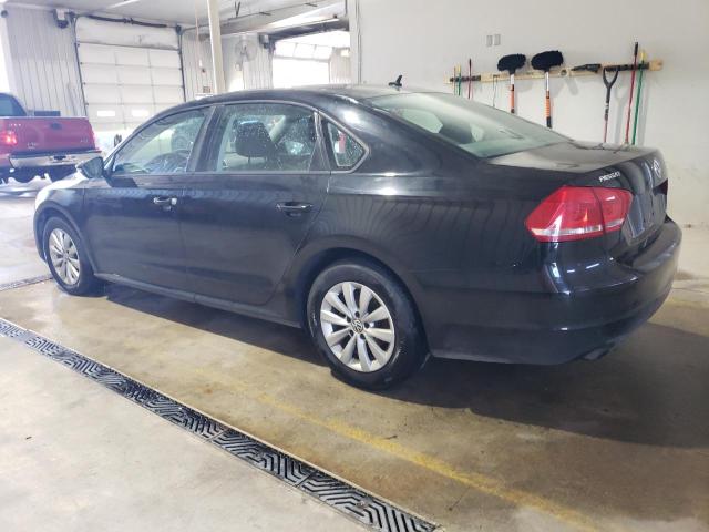 1VWAP7A32CC098627 - 2012 VOLKSWAGEN PASSAT S BLACK photo 2