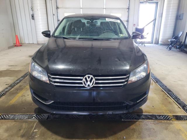 1VWAP7A32CC098627 - 2012 VOLKSWAGEN PASSAT S BLACK photo 5