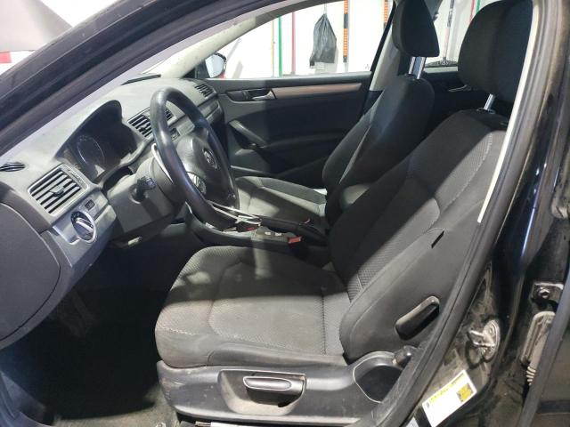 1VWAP7A32CC098627 - 2012 VOLKSWAGEN PASSAT S BLACK photo 7