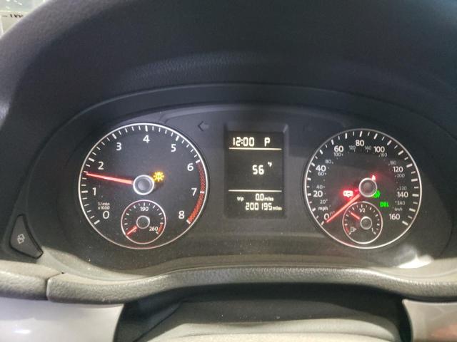 1VWAP7A32CC098627 - 2012 VOLKSWAGEN PASSAT S BLACK photo 9