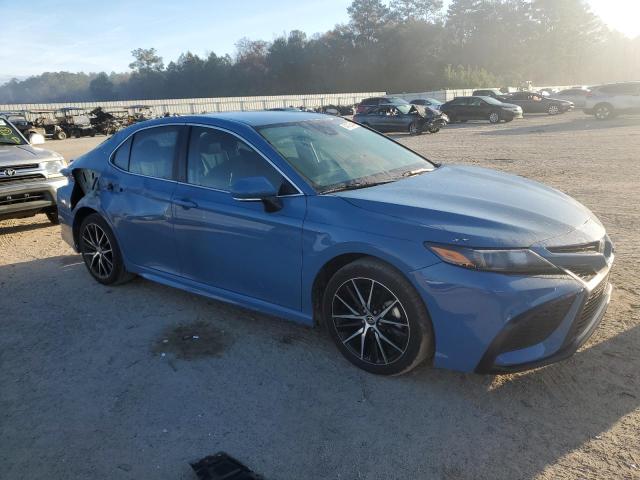 4T1G11AK7RU199759 - 2024 TOYOTA CAMRY SE NIGHT SHADE BLUE photo 4