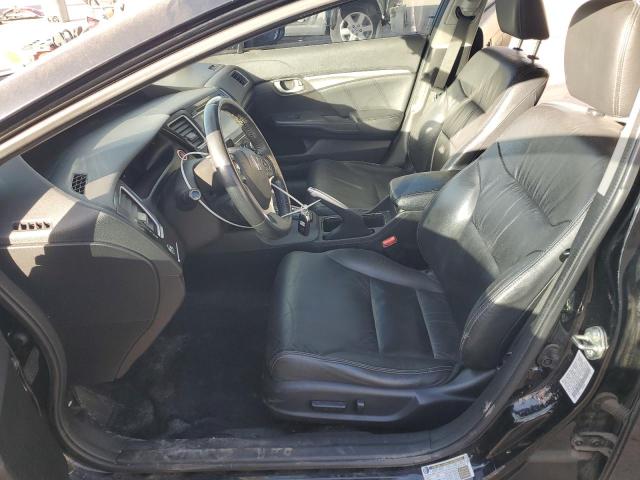 19XFB2F99FE021581 - 2015 HONDA CIVIC EXL შავი ფოტო 7