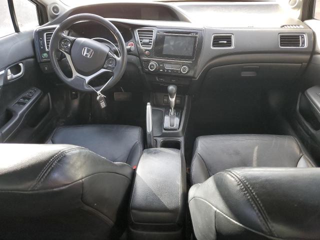 19XFB2F99FE021581 - 2015 HONDA CIVIC EXL შავი ფოტო 8