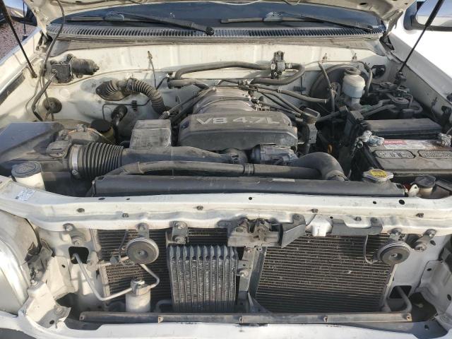 5TBRT3412YS115879 - 2000 TOYOTA TUNDRA ACCESS CAB თეთრი ფოტო 11