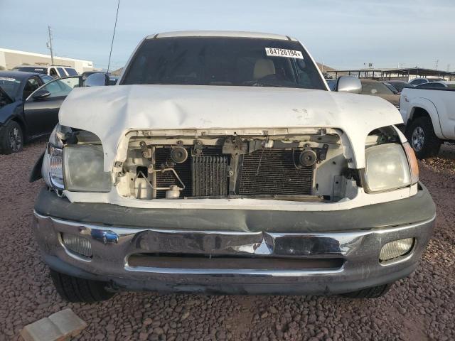 5TBRT3412YS115879 - 2000 TOYOTA TUNDRA ACCESS CAB თეთრი ფოტო 5