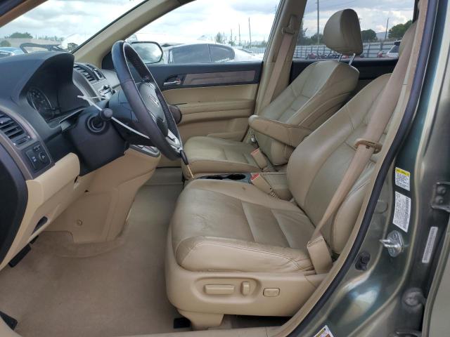 5J6RE38759L014493 - 2009 HONDA CR-V EXL GREEN photo 7