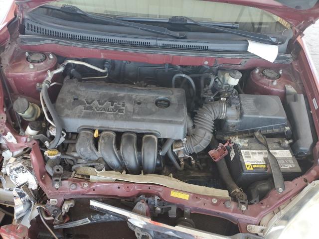 1NXBR32EX7Z838723 - 2007 TOYOTA COROLLA CE წითელი ფოტო 11