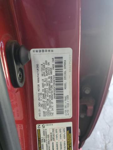 1NXBR32EX7Z838723 - 2007 TOYOTA COROLLA CE წითელი ფოტო 12
