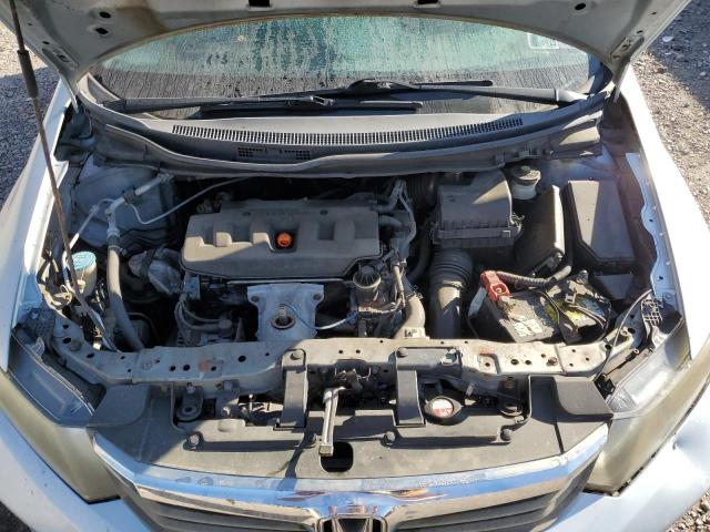 2HGFB2F55CH528413 - 2012 HONDA CIVIC LX SILVER photo 11