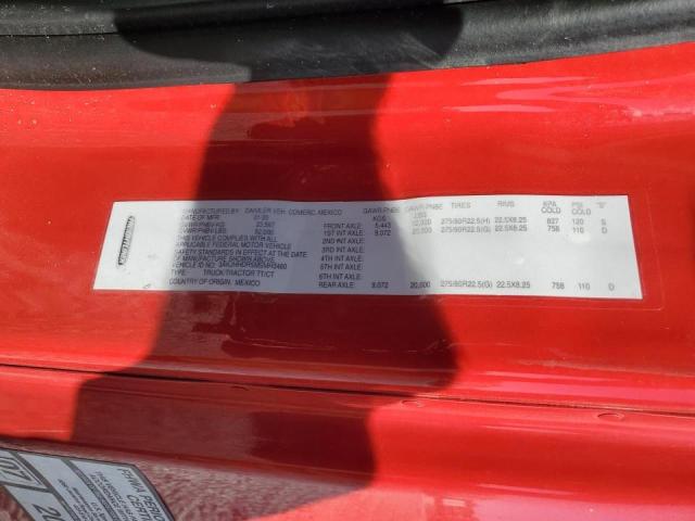 3AKJHHDR5MSMH3460 - 2021 FREIGHTLINER CASCADIA 1 RED photo 10