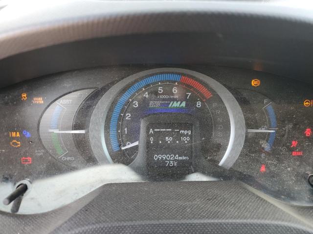JHMZE2H73AS030751 - 2010 HONDA INSIGHT EX BLUE photo 9
