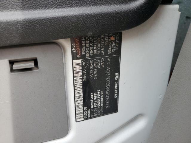 WD3PE8DDXGP326878 - 2016 MERCEDES-BENZ SPRINTER 2500 أبيض صورة 12