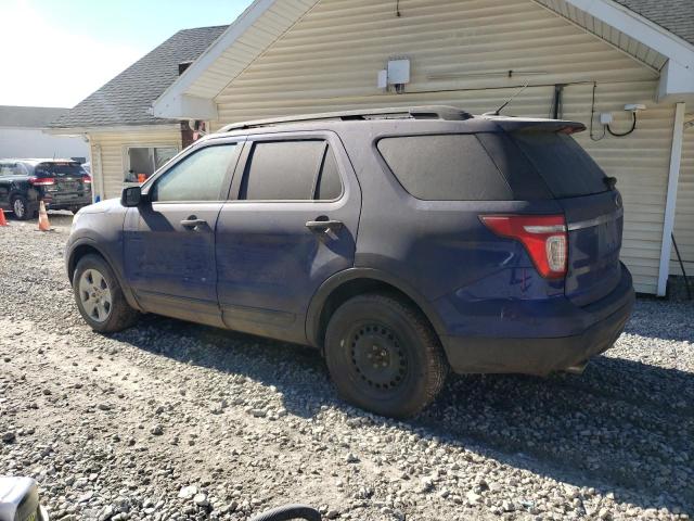 1FM5K8B85DGA76341 - 2013 FORD EXPLORER BLUE photo 2