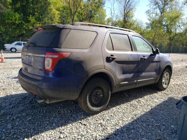 1FM5K8B85DGA76341 - 2013 FORD EXPLORER BLUE photo 3
