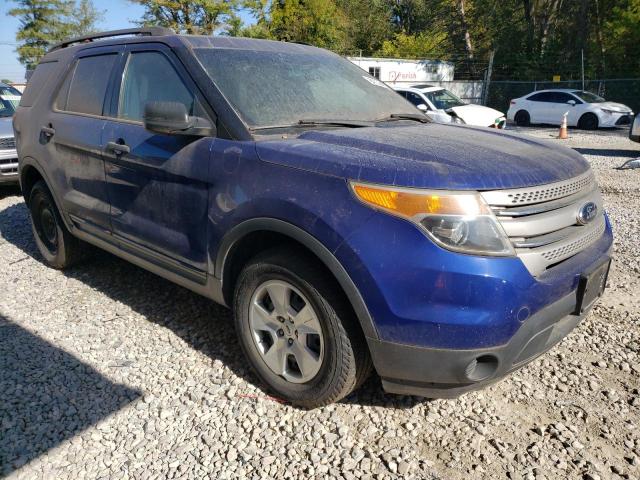 1FM5K8B85DGA76341 - 2013 FORD EXPLORER BLUE photo 4