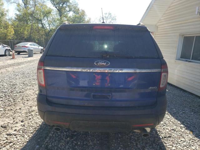 1FM5K8B85DGA76341 - 2013 FORD EXPLORER BLUE photo 6