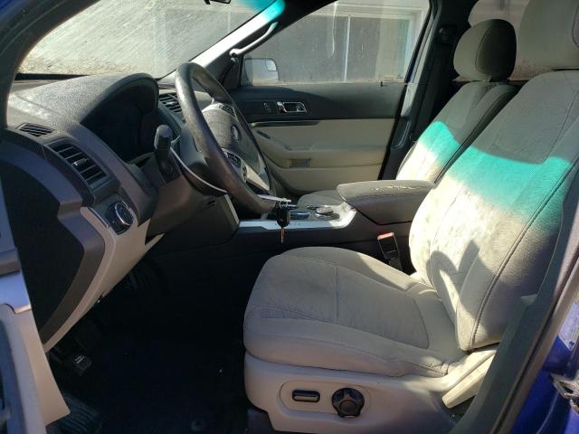 1FM5K8B85DGA76341 - 2013 FORD EXPLORER BLUE photo 7