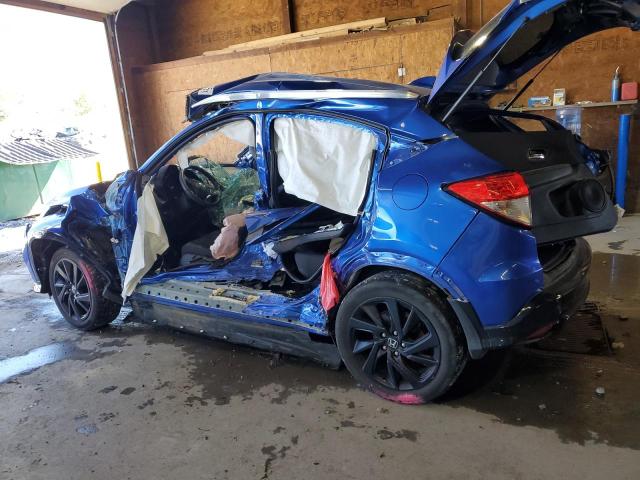 3CZRU6H14NM716829 - 2022 HONDA HR-V SPORT Niebieski zdjęcie 2
