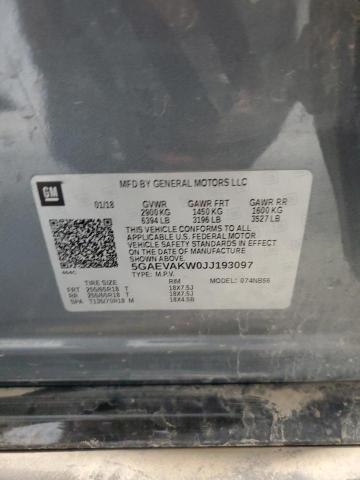 5GAEVAKW0JJ193097 - 2018 BUICK ENCLAVE ESSENCE 灰色 照片 13