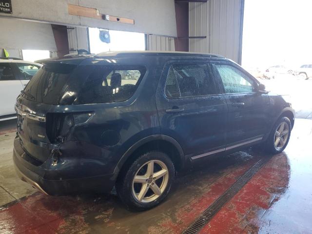 1FM5K8DH6GGC56011 - 2016 FORD EXPLORER XLT Niebieski zdjęcie 3