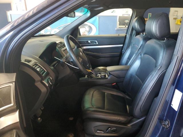 1FM5K8DH6GGC56011 - 2016 FORD EXPLORER XLT Niebieski zdjęcie 7