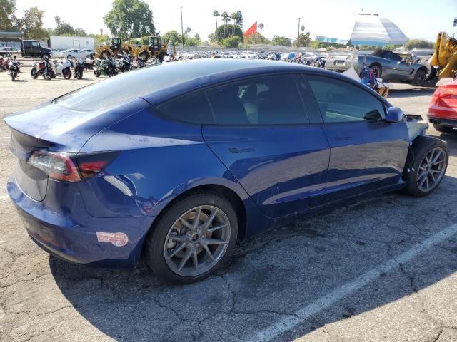 5YJ3E1EA7PF451542 - 2023 TESLA MODEL 3 BLUE photo 3