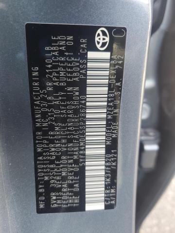 5YFB4MDE5SP286740 - 2025 TOYOTA COROLLA LE Көк фото 13