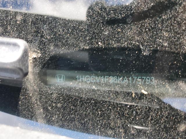 1HGCV1F36KA175793 - 2019 HONDA ACCORD SPORT Blanc photo 12