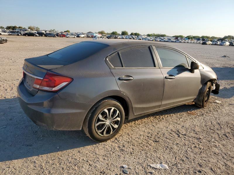 19XFB2F59EE013086 - 2014 HONDA CIVIC LX ნაცრისფერი ფოტო 3