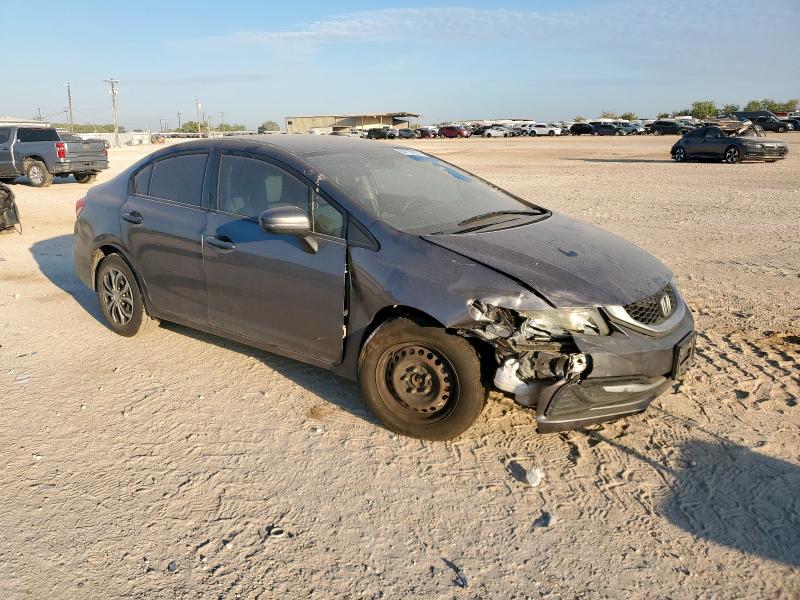 19XFB2F59EE013086 - 2014 HONDA CIVIC LX ნაცრისფერი ფოტო 4