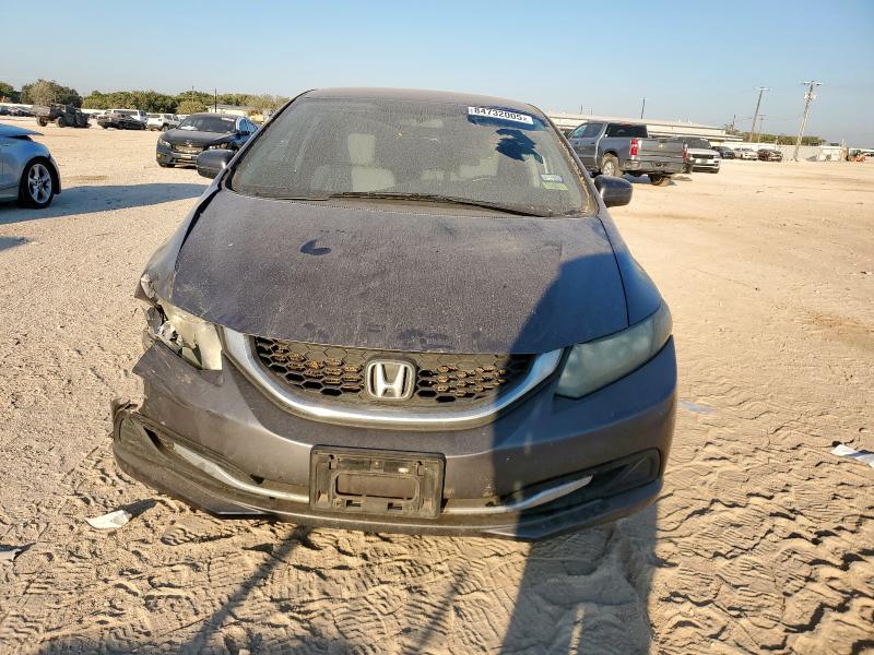 19XFB2F59EE013086 - 2014 HONDA CIVIC LX ნაცრისფერი ფოტო 5